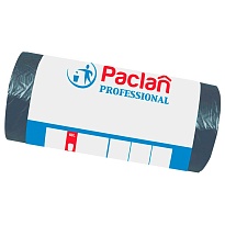 Мешки для мусора 60 л, черные, в рулоне 50 шт., ПНД, 6,2 мкм, 800х600 мм, PACLAN Professional, 604078 в Великом Новгороде
