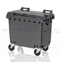 Контейнер для мусора 660 л серый 660 серый в Великом Новгороде Контейнер для мусора 660 л серый 660 серый в Великом Новгороде