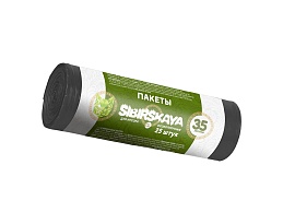 Мешки для мусора 30 л, черные, в рулоне 25 шт., ПНД, 7 мкм, 580х480 мм, SIBIRSKAYA, 101-003 S в Великом Новгороде Мешки для мусора 30 л, черные, в рулоне 25 шт., ПНД, 7 мкм, 580х480 мм, SIBIRSKAYA, 101-003 S в Великом Новгороде