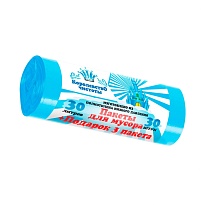 Мешки для мусора 30 л, голубые, в рулоне 30 шт. + 3 пакета в подарок, ПНД, 5 мкм, 560х480 мм, Королевство Чистоты, МК3964 (ПЭКЧ-30-30г) в Великом Новгороде Мешки для мусора 30 л, голубые, в рулоне 30 шт. + 3 пакета в подарок, ПНД, 5 мкм, 560х480 мм, Королевство Чистоты, МК3964 (ПЭКЧ-30-30г) в Великом Новгороде