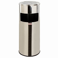 Урна с пепельницей 27 л, нержавеющая сталь, зеркальная, LAIMA PROFESSIONAL в Великом Новгороде Урна с пепельницей 27 л, нержавеющая сталь, зеркальная, LAIMA PROFESSIONAL в Великом Новгороде