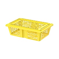Ящик продуктовый универсальный желтый в Великом Новгороде