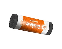 Мешки для мусора 20 л, черные, в рулоне 25 шт., ПНД, 6 мкм, 420х450 мм, SIBIRSKAYA, 101-001 S в Великом Новгороде Мешки для мусора 20 л, черные, в рулоне 25 шт., ПНД, 6 мкм, 420х450 мм, SIBIRSKAYA, 101-001 S в Великом Новгороде