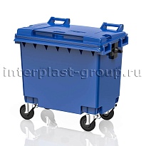 Контейнер для мусора 660 л голубой 660 голубой в Великом Новгороде