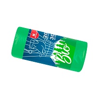 Мешки для мусора 20 л, биоразлагаемые, зеленые, в рулоне 30 шт., ПНД, 8 мкм, 500х400 мм, БИО, МБ2097 (МНБ 20-30ж) в Великом Новгороде Мешки для мусора 20 л, биоразлагаемые, зеленые, в рулоне 30 шт., ПНД, 8 мкм, 500х400 мм, БИО, МБ2097 (МНБ 20-30ж) в Великом Новгороде