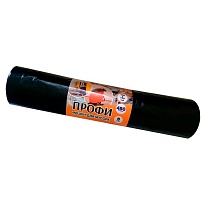 Мешки для мусора 480 л, черные, в рулоне 5 шт., ПВД, 65 мкм, 1700х1300 мм, Концепция Быта Профи, 603735 в Великом Новгороде